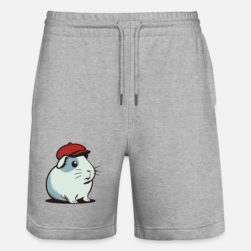 Cobaye - Short de jogging bio TRAINER Stanley/Stella unisexe - gris chiné