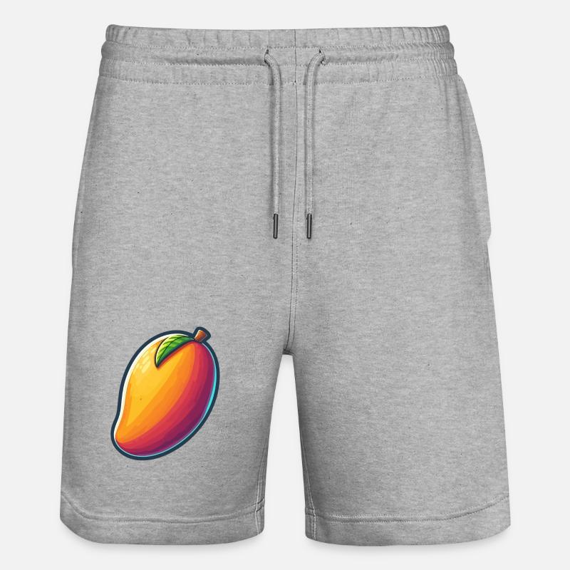 Design Mango Vibrant Abstract - Short de jogging bio TRAINER Stanley/Stella unisexe - gris chiné