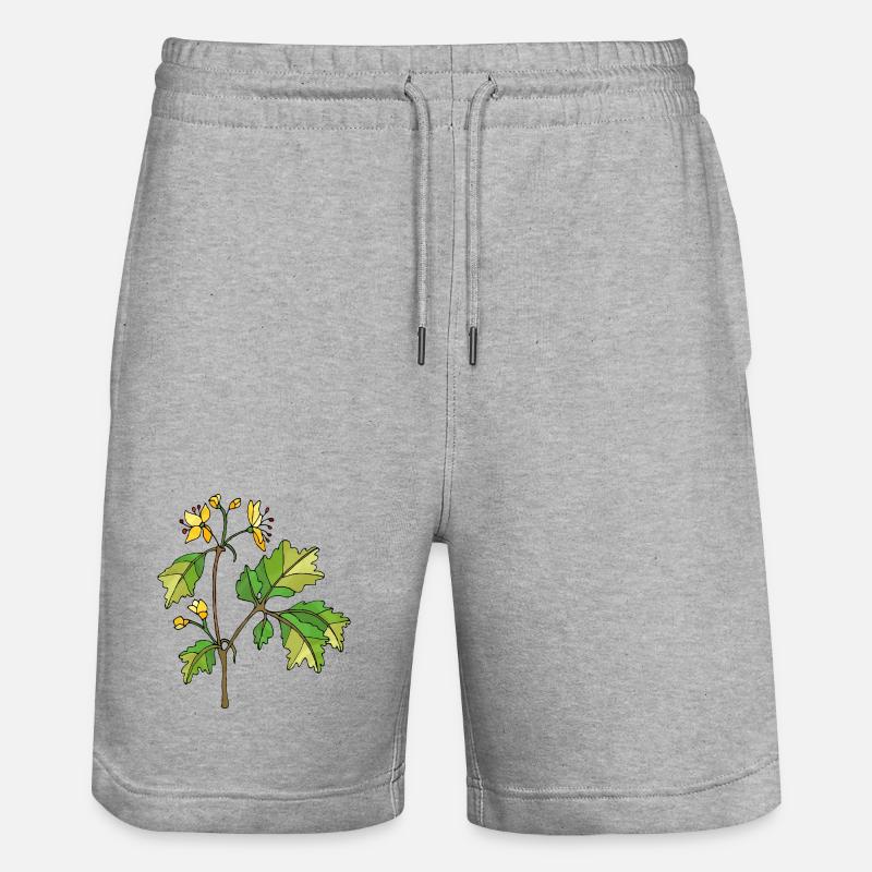 Fleur - Short de jogging bio TRAINER Stanley/Stella unisexe - gris chiné