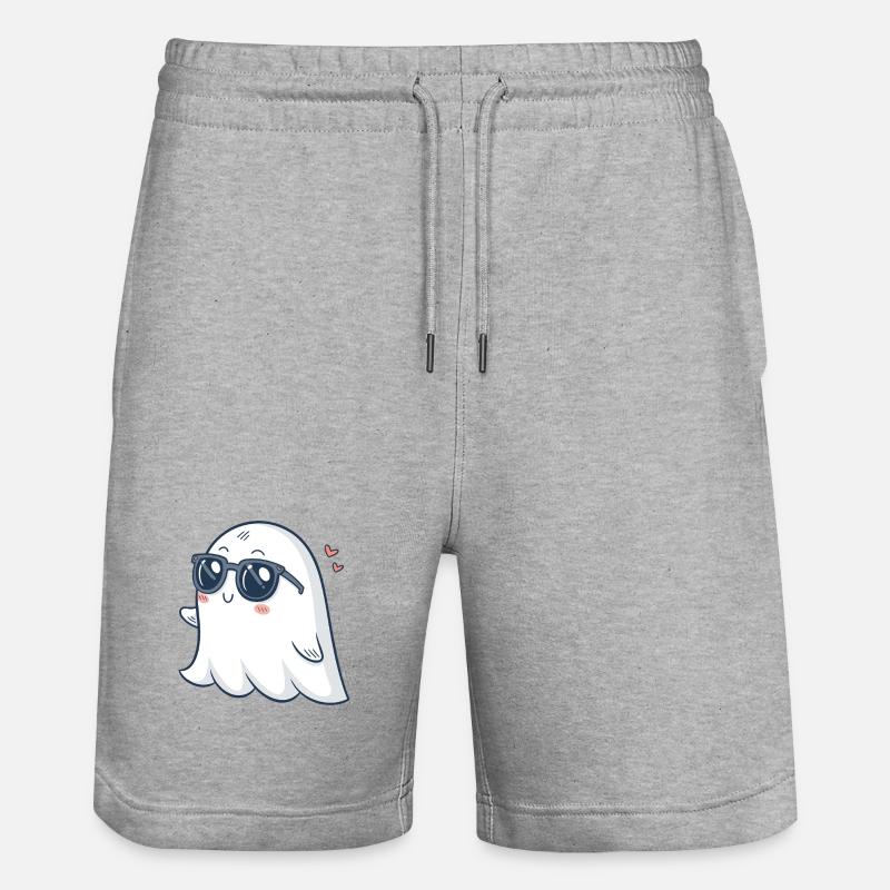 Fantôme chic lunettes soleil - Short de jogging bio TRAINER Stanley/Stella unisexe - gris chiné