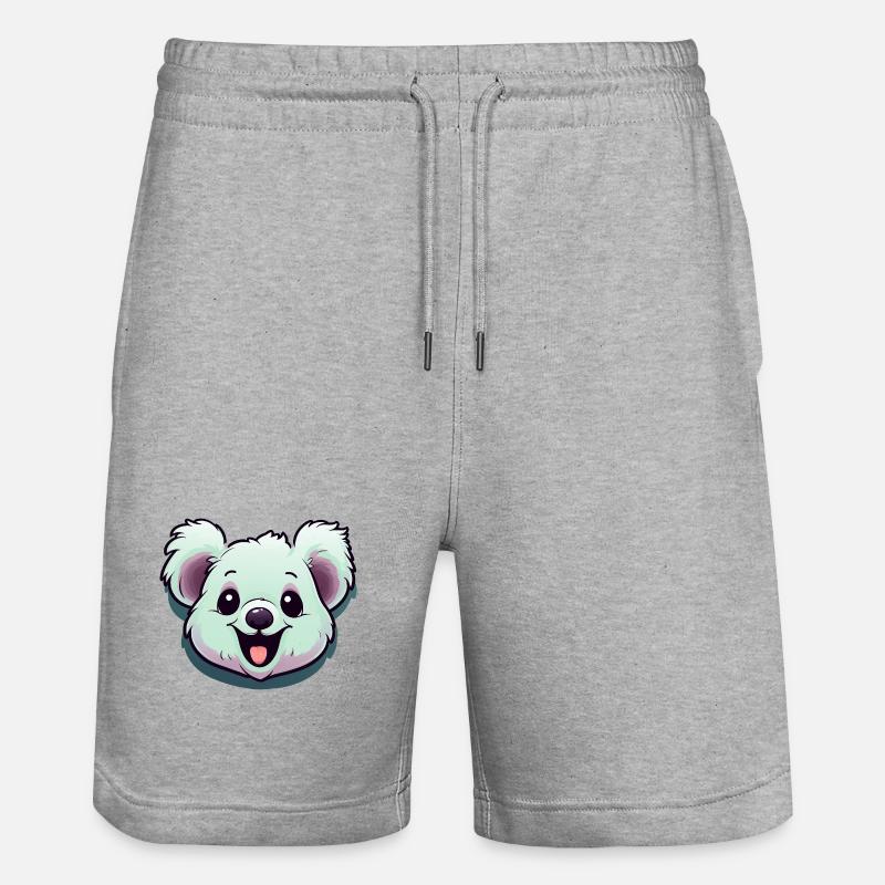 Koala rieur - Short de jogging bio TRAINER Stanley/Stella unisexe - gris chiné