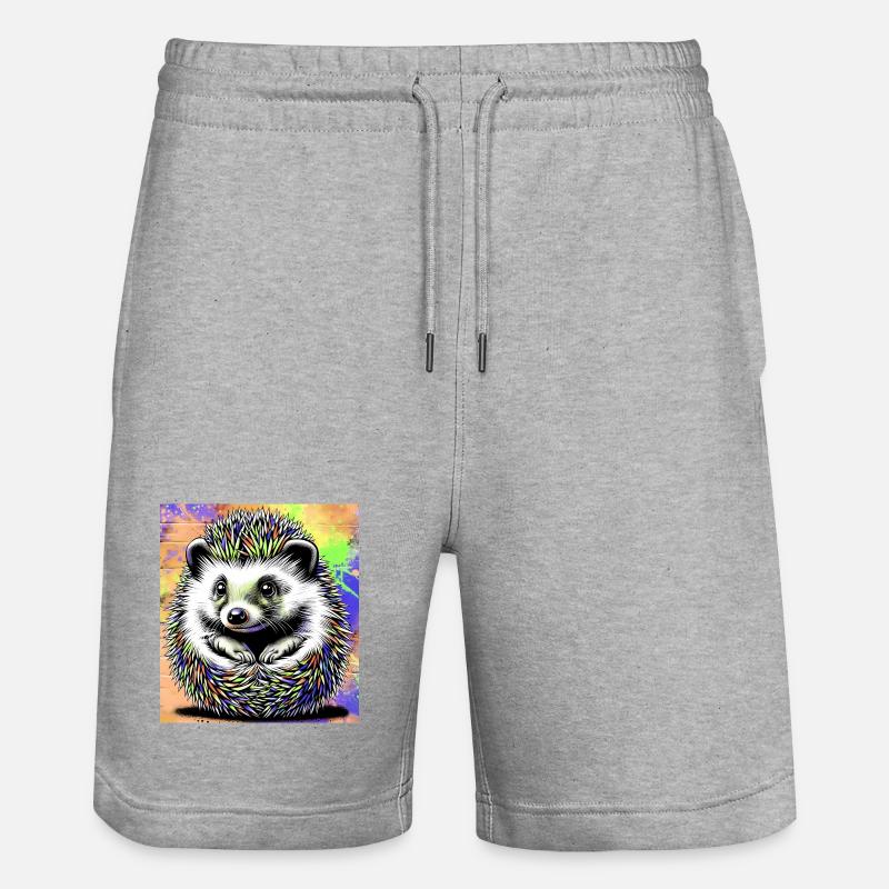 hérisson - Short de jogging bio TRAINER Stanley/Stella unisexe - gris chiné