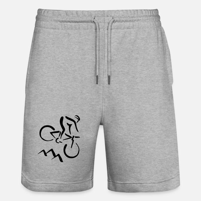 Biker - Short de jogging bio TRAINER Stanley/Stella unisexe - gris chiné