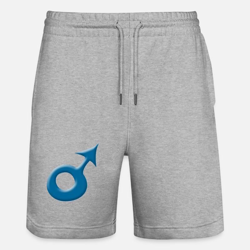 Garçon - Short de jogging bio TRAINER Stanley/Stella unisexe - gris chiné