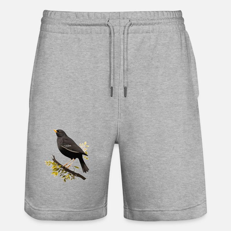 Merle - Short de jogging bio TRAINER Stanley/Stella unisexe - gris chiné