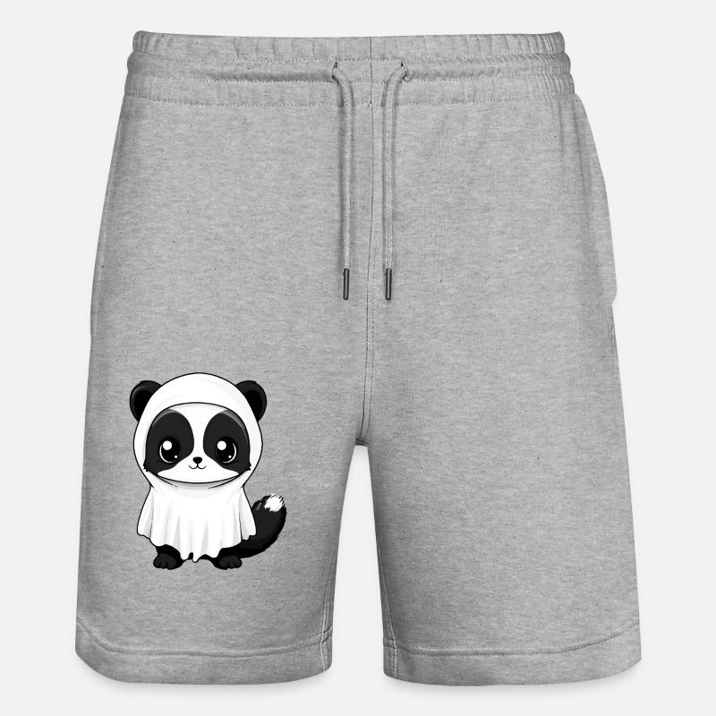 Skunk Halloween Comic Ghost - Short de jogging bio TRAINER Stanley/Stella unisexe - gris chiné