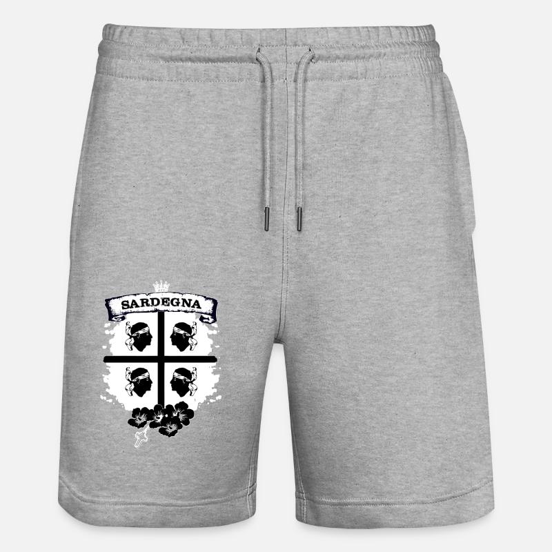 Sardegna - Short de jogging bio TRAINER Stanley/Stella unisexe - gris chiné