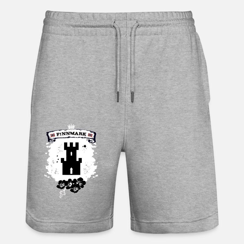 Finnmark - Short de jogging bio TRAINER Stanley/Stella unisexe - gris chiné