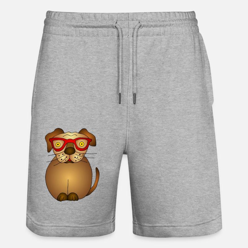 Chien - Short de jogging bio TRAINER Stanley/Stella unisexe - gris chiné