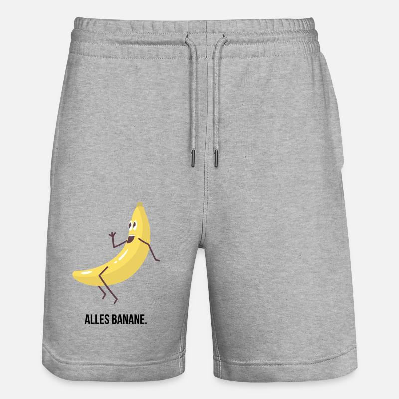 C’est de la banane. - Short de jogging bio TRAINER Stanley/Stella unisexe - gris chiné