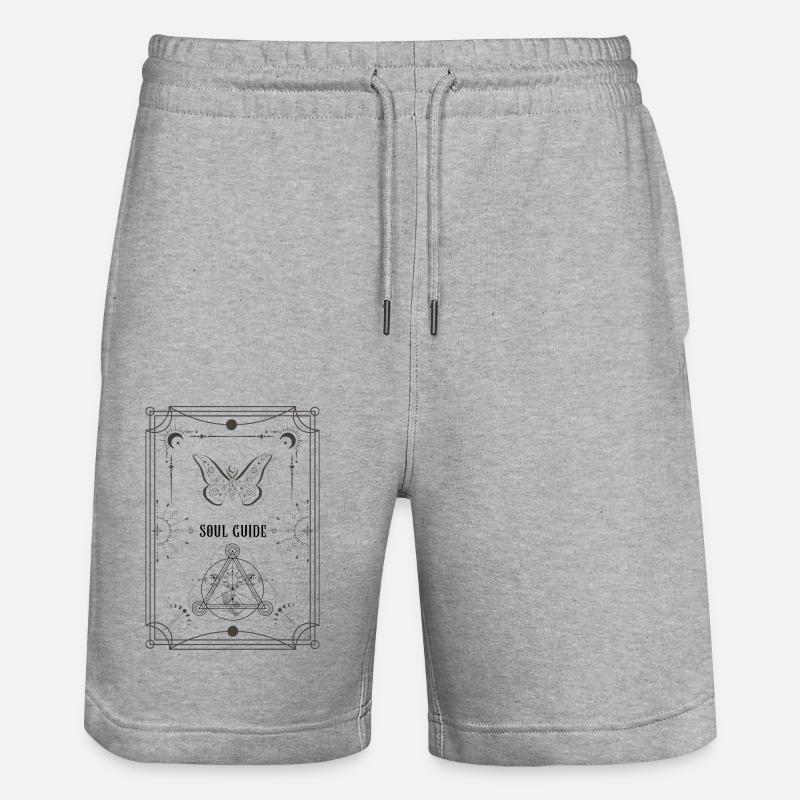 Guide de l’âme - Short de jogging bio TRAINER Stanley/Stella unisexe - gris chiné