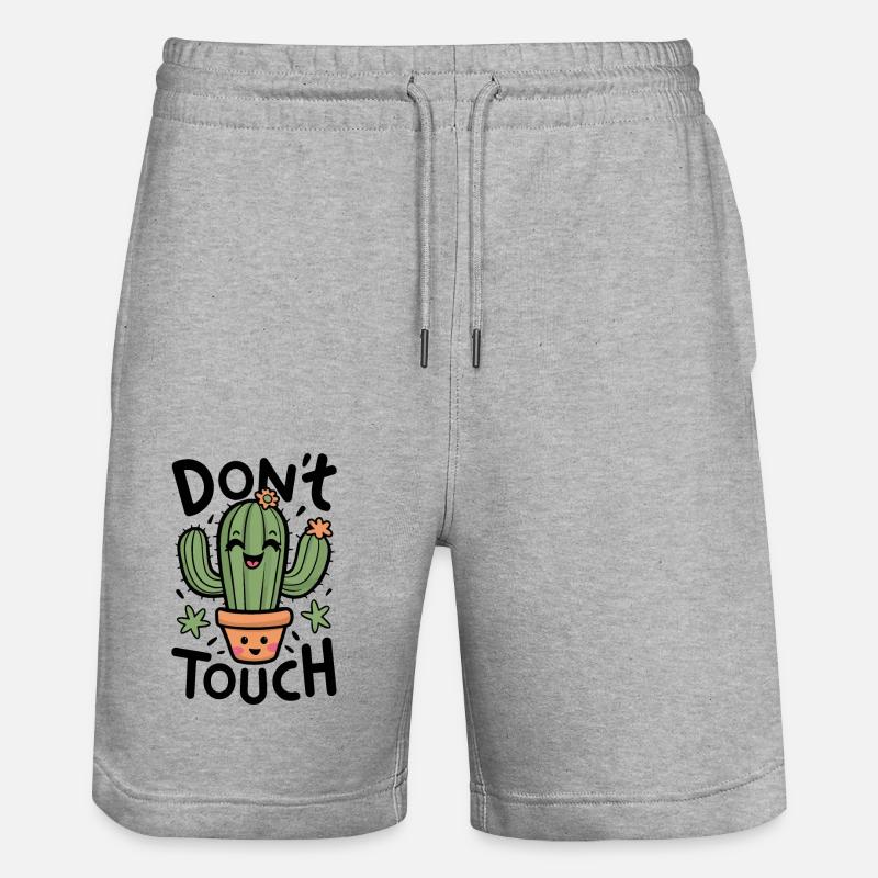 Ne pas toucher - Short de jogging bio TRAINER Stanley/Stella unisexe - gris chiné