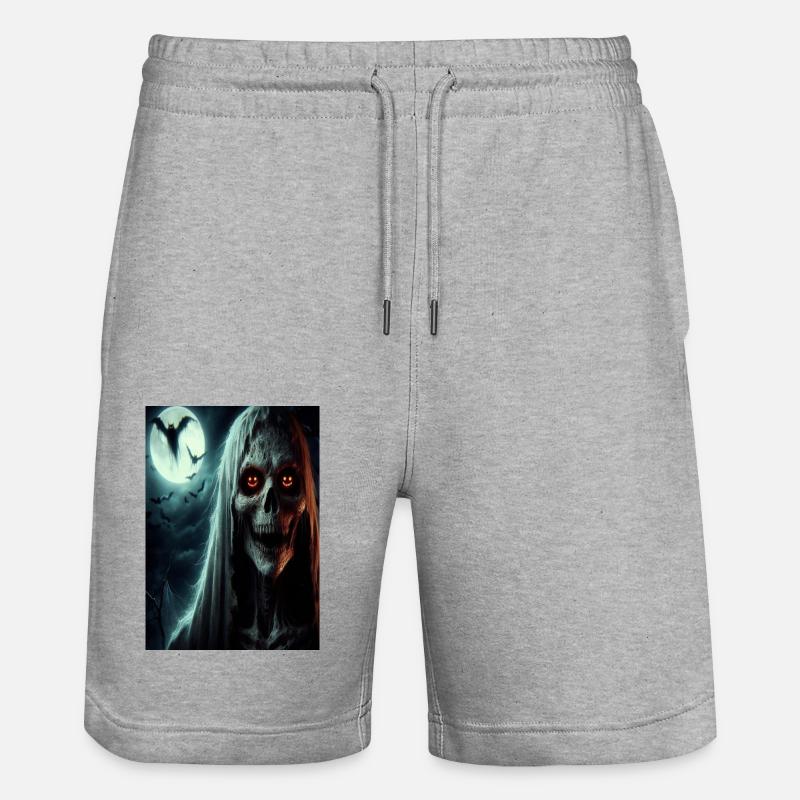 Skiff effrayant - Short de jogging bio TRAINER Stanley/Stella unisexe - gris chiné