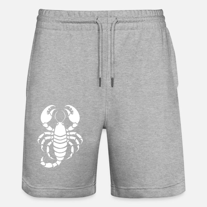 scorpion - Short de jogging bio TRAINER Stanley/Stella unisexe - gris chiné