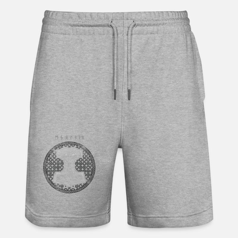 Mjolnir - Short de jogging bio TRAINER Stanley/Stella unisexe - gris chiné