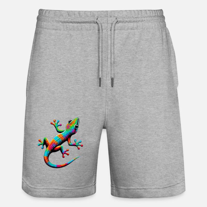 Gecko - Short de jogging bio TRAINER Stanley/Stella unisexe - gris chiné