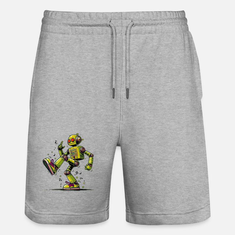 Danses de robots extraterrestres extraterrestres - Short de jogging bio TRAINER Stanley/Stella unisexe - gris chiné