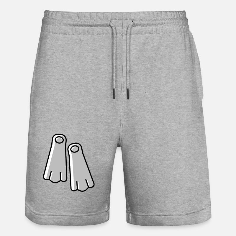 Plongeur à ailettes de plongée - Short de jogging bio TRAINER Stanley/Stella unisexe - gris chiné