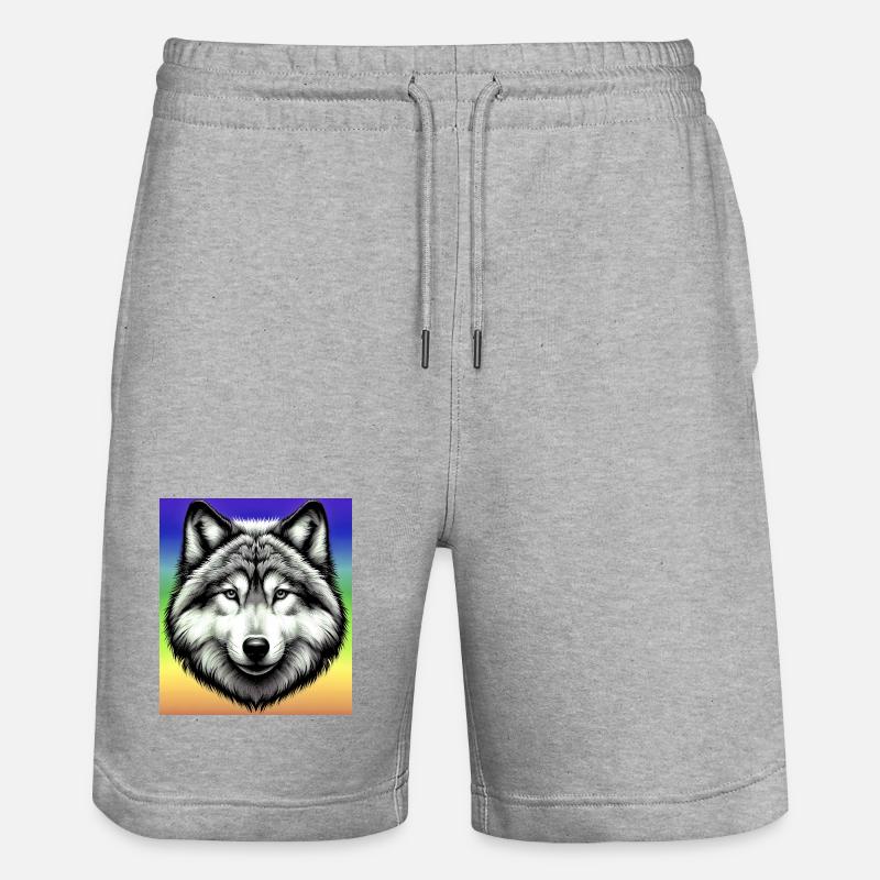 Loup - Short de jogging bio TRAINER Stanley/Stella unisexe - gris chiné
