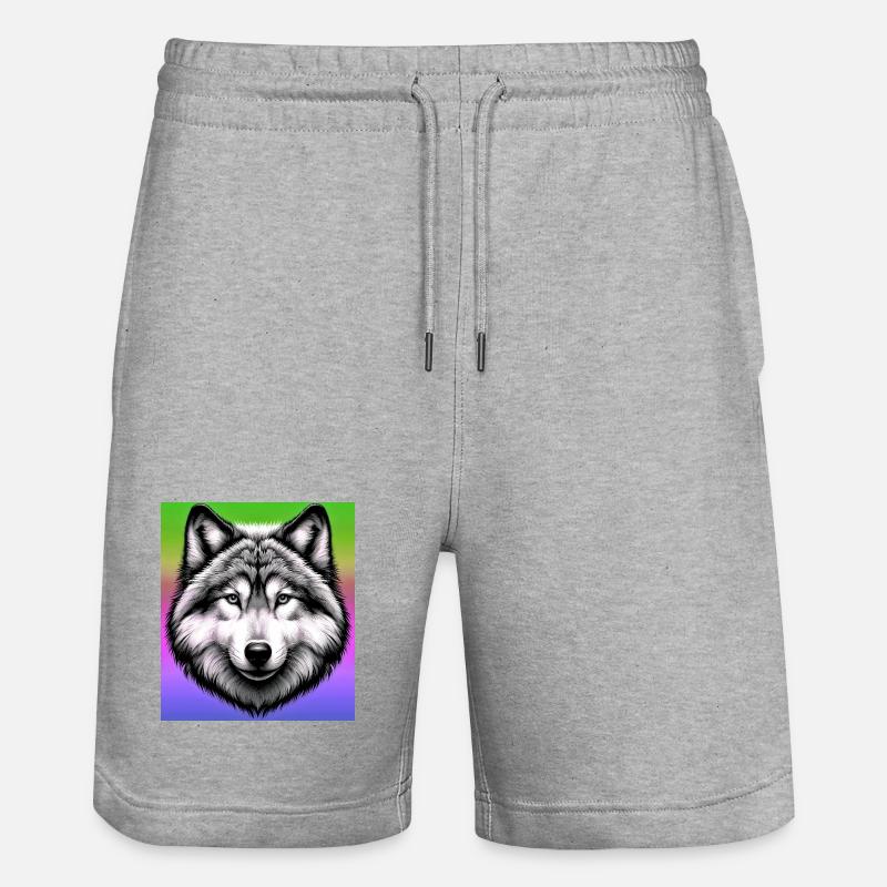 Loup - Short de jogging bio TRAINER Stanley/Stella unisexe - gris chiné