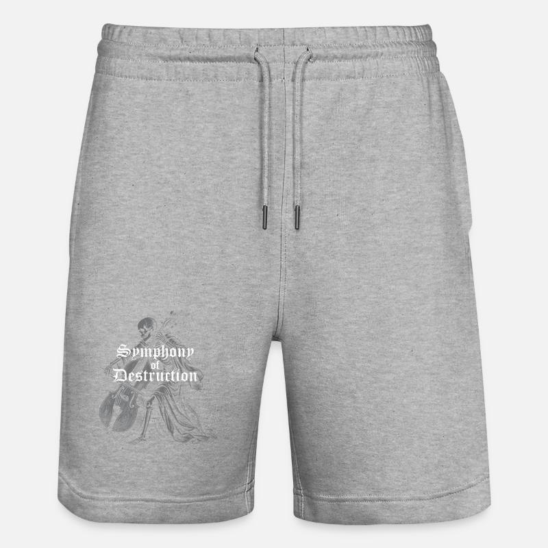 Symphonie de la destruction - Short de jogging bio TRAINER Stanley/Stella unisexe - gris chiné