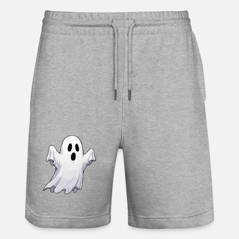 Fantôme Hanté Amical - Short de jogging bio TRAINER Stanley/Stella unisexe - gris chiné