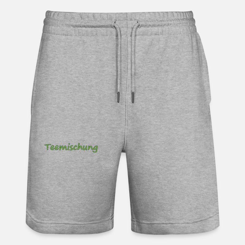Teemischung - Stanley/Stella Unisex Bio Joggingshorts Trainer  - Grau meliert