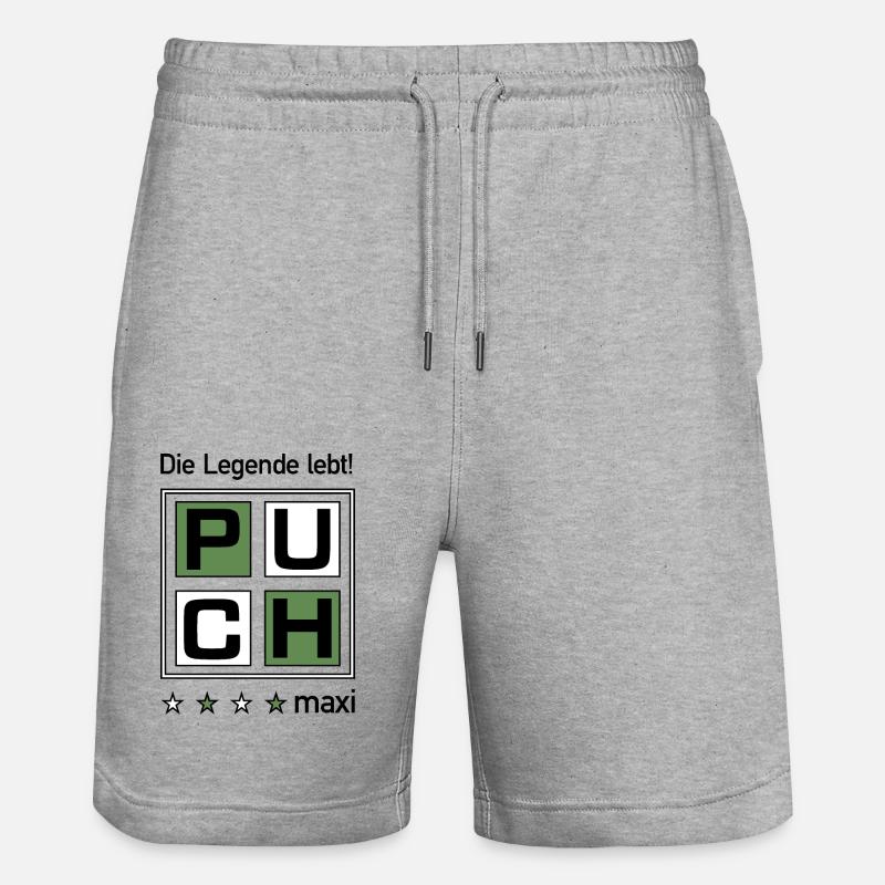 Puch Maxi - Short de jogging bio TRAINER Stanley/Stella unisexe - gris chiné