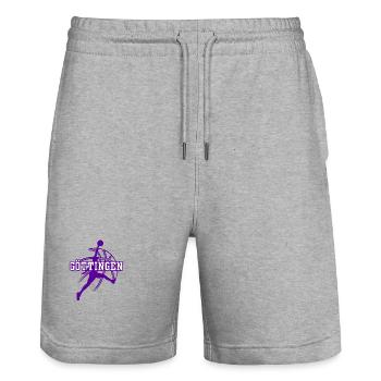 Göttingen, my city! - Stanley/Stella Trainer Unisex Organic Jogging Shorts - heather grey - Front - Nik (191cm) & Marisol (170cm)