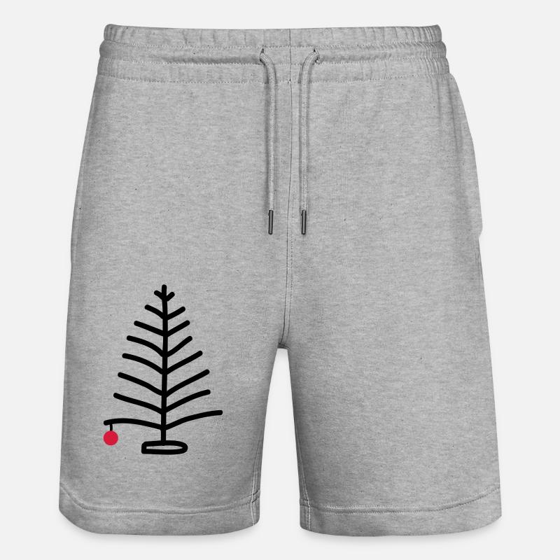 tannenbaum_2c - Short de jogging bio TRAINER Stanley/Stella unisexe - gris chiné