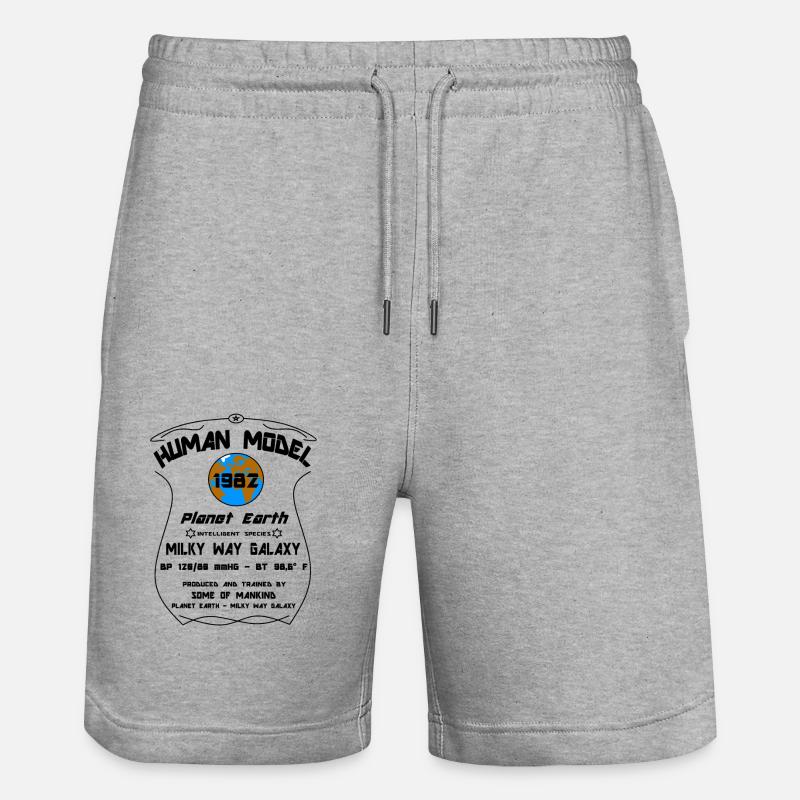 1982 - Short de jogging bio TRAINER Stanley/Stella unisexe - gris chiné