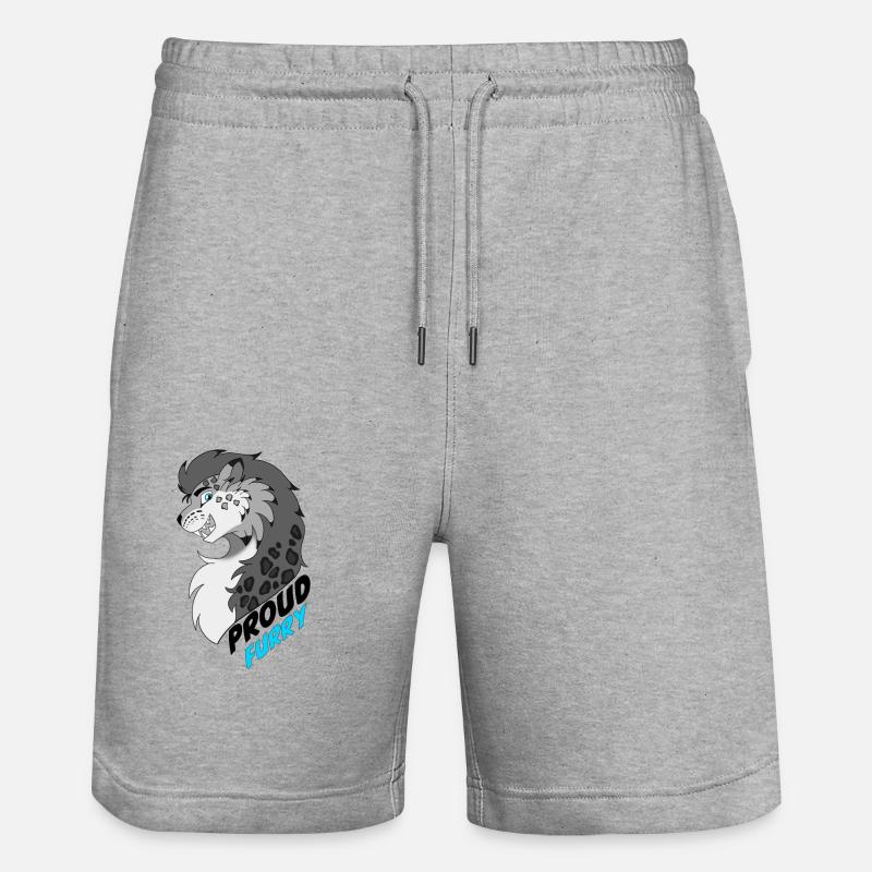 Fier à fourrure - Short de jogging bio TRAINER Stanley/Stella unisexe - gris chiné