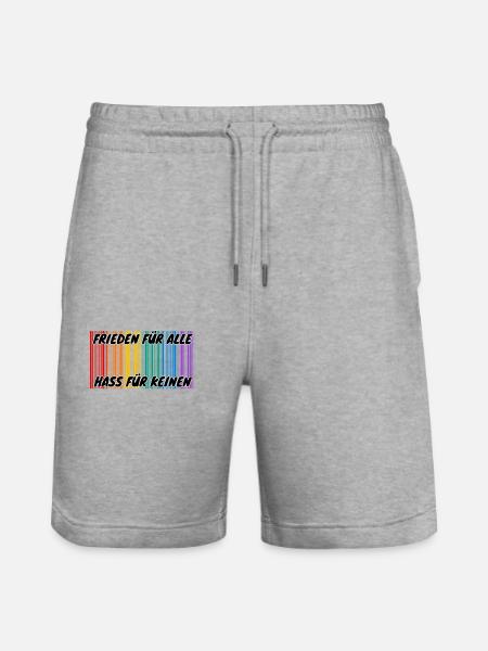 Demo fred for all hat for ingen 7 FCKAFD - Stanley/Stella Trainer økologisk unisex-løpeshorts - gråmelert