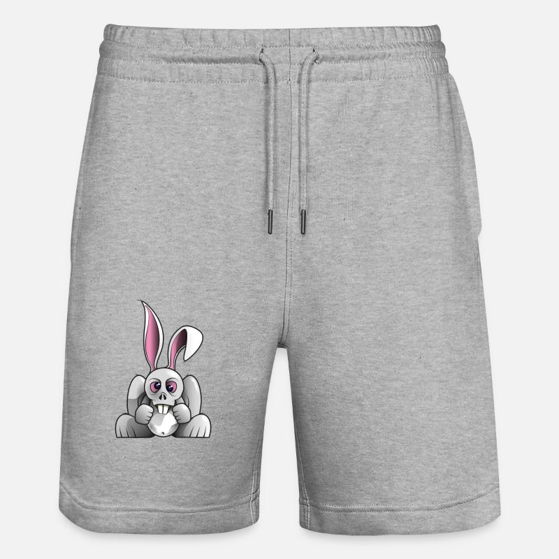 Lapix - Short de jogging bio TRAINER Stanley/Stella unisexe - gris chiné