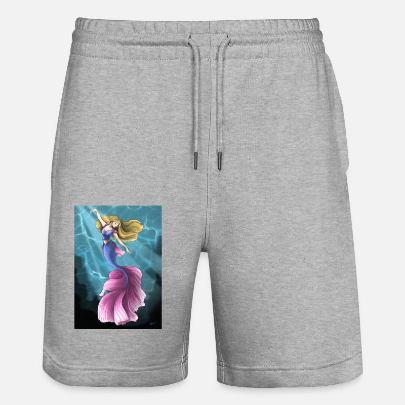 Sirène - Short de jogging bio TRAINER Stanley/Stella unisexe - gris chiné