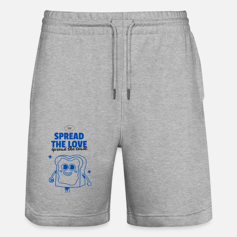 Étalez le pain grillé - Short de jogging bio TRAINER Stanley/Stella unisexe - gris chiné