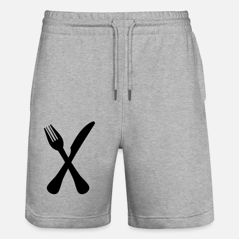 Couverts - Short de jogging bio TRAINER Stanley/Stella unisexe - gris chiné