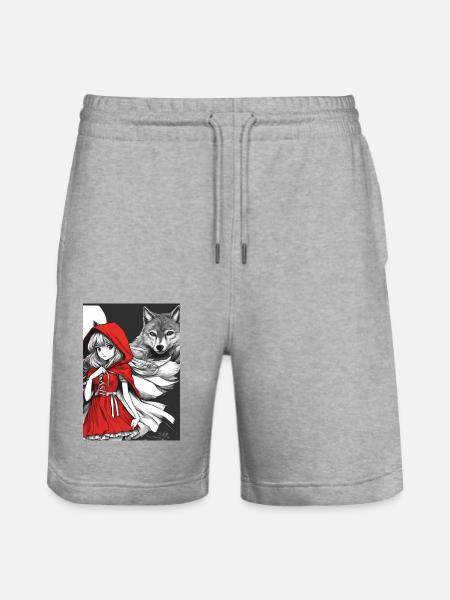 Chaperon rouge - Short de jogging bio TRAINER Stanley/Stella unisexe - gris chiné