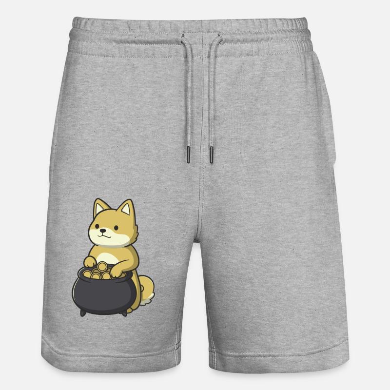 Magic Degen - - Short de jogging bio TRAINER Stanley/Stella unisexe - gris chiné