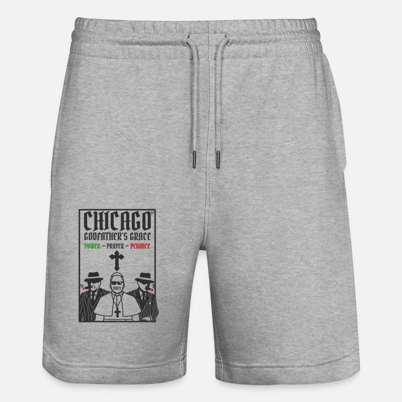 Le Parrain de Chicago - Short de jogging bio TRAINER Stanley/Stella unisexe - gris chiné