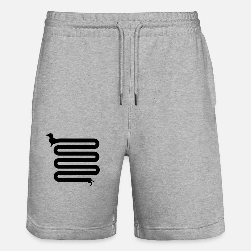 Dackel - Short de jogging bio TRAINER Stanley/Stella unisexe - gris chiné
