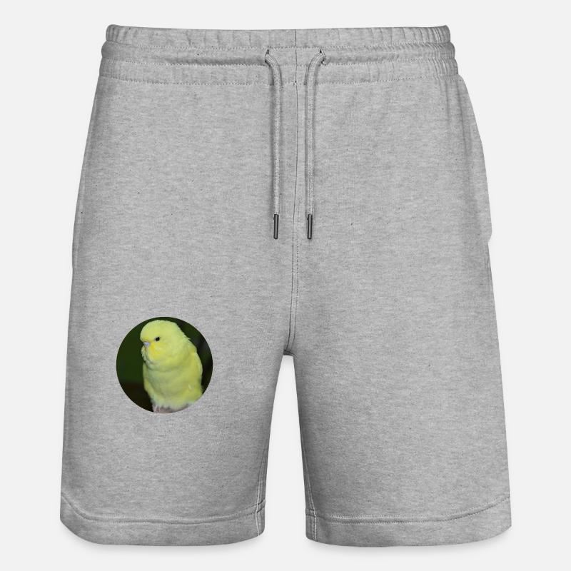 Perruche perruche jaune - Short de jogging bio TRAINER Stanley/Stella unisexe - gris chiné