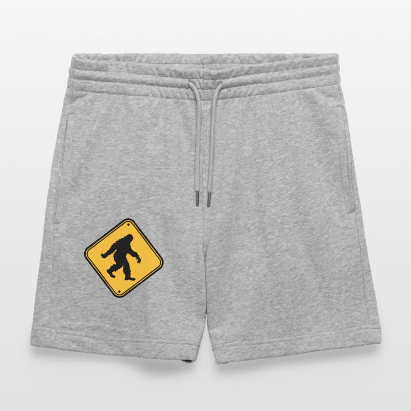 Shield note hazard caution caution zone warnun Stanley/Stella Trainer Unisex Organic Jogging Shorts