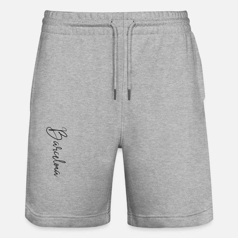 Barcelone - Short de jogging bio TRAINER Stanley/Stella unisexe - gris chiné