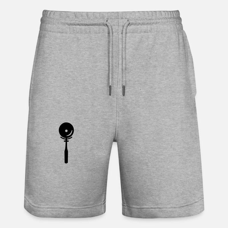 Coupe-pizza - Short de jogging bio TRAINER Stanley/Stella unisexe - gris chiné