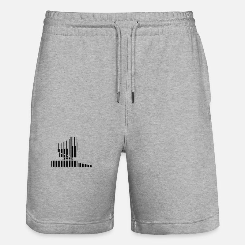 PC - Short de jogging bio TRAINER Stanley/Stella unisexe - gris chiné