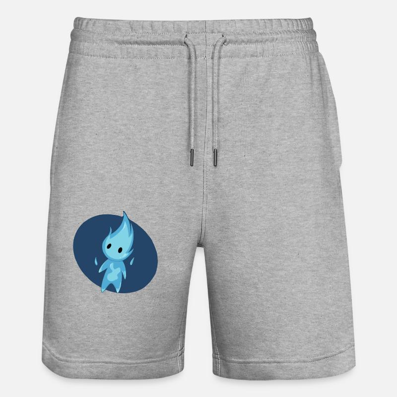 Will O The Wisp cutie - Short de jogging bio TRAINER Stanley/Stella unisexe - gris chiné