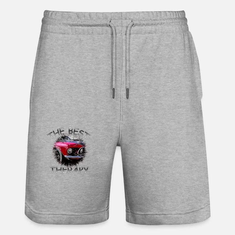 Auto - Stanley/Stella Unisex Bio Joggingshorts Trainer  - Grau meliert