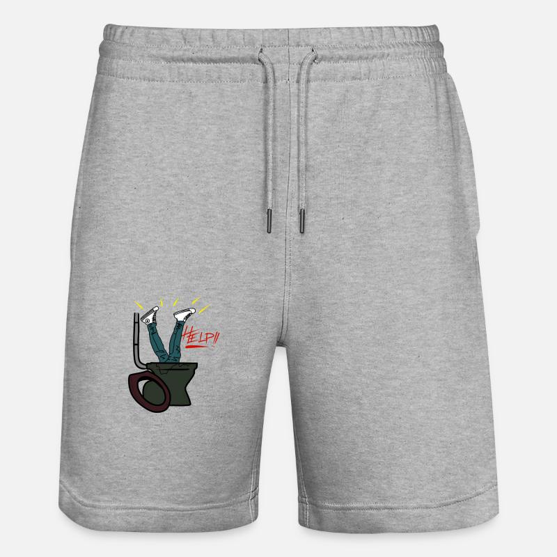 Aide Wc - Short de jogging bio TRAINER Stanley/Stella unisexe - gris chiné