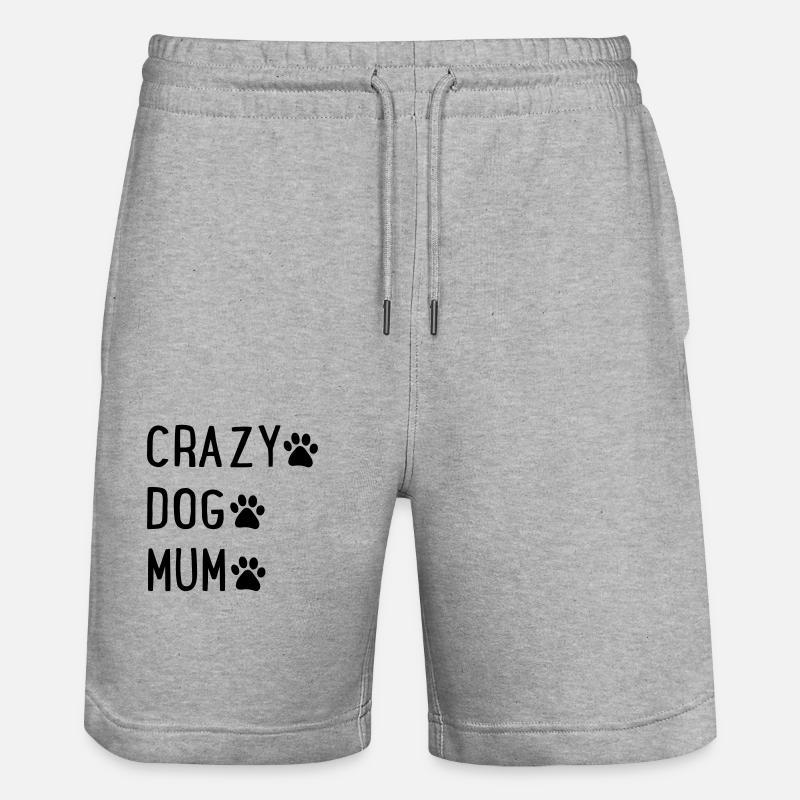 Maman de chiens - Short de jogging bio TRAINER Stanley/Stella unisexe - gris chiné